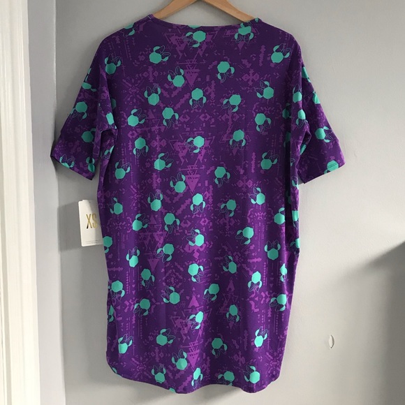 🏝️ Lularoe Disney Minnie Mouse Irma Top Purple • XS - Picture 3 of 5
